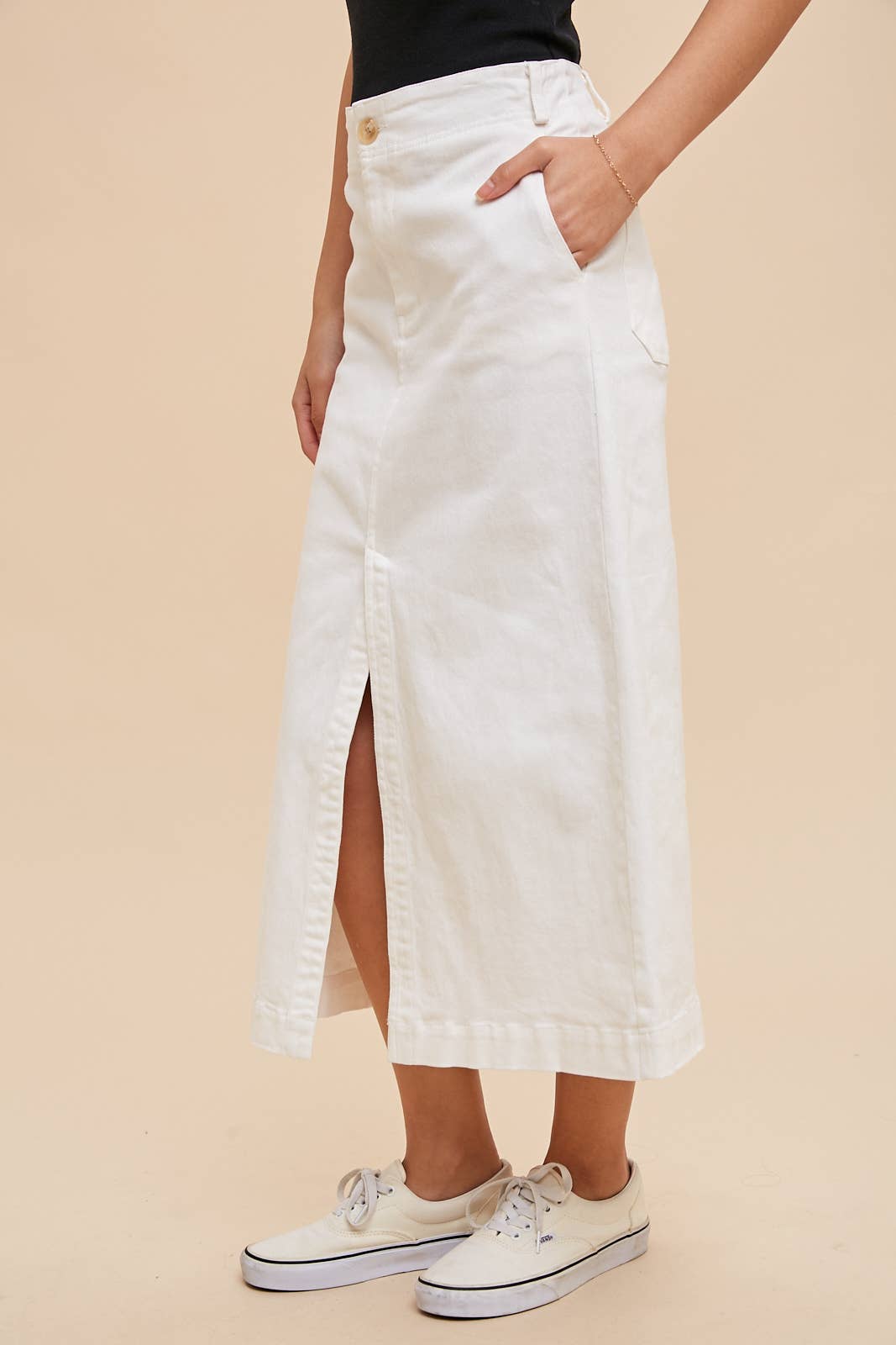 In Loom – Großhandel Rock – Damen – BLEISTIFTROCK AUS STRETCH-TWILL6