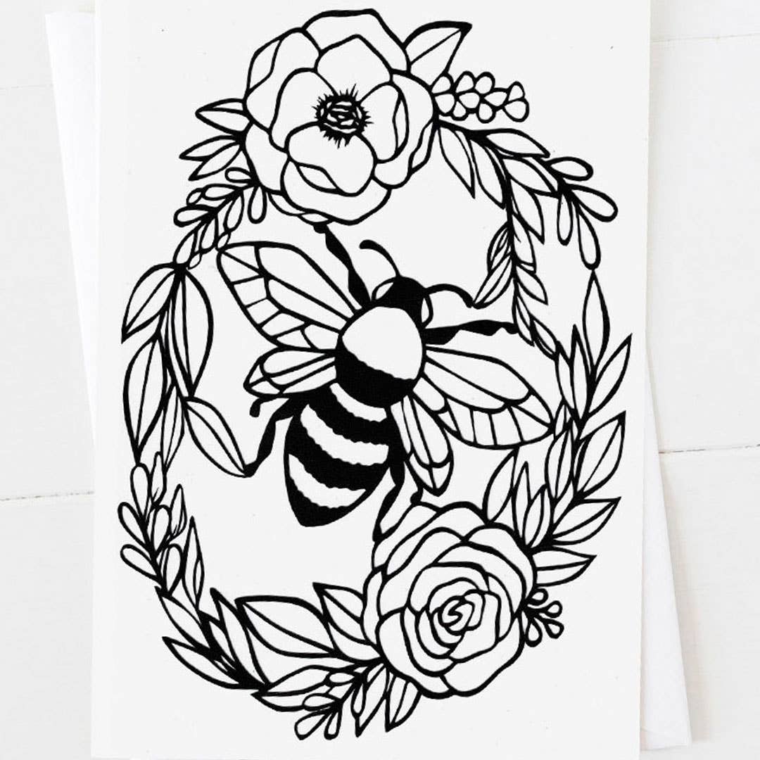 Squirrel Tacos Papercuts – Engroshandel Hverdagshilsen kort – Lykønskningskort - Bee krans2