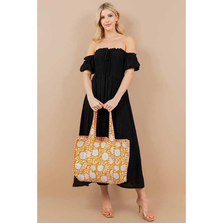 LA Soul - Wholesale Tote Bag - Women's - Quilted Tote Bag (BG-57)2