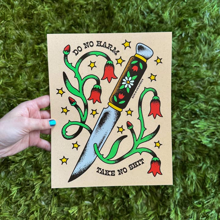 Ren-O-Graphics - Wholesale Art Print - DO NO HARM PRINT