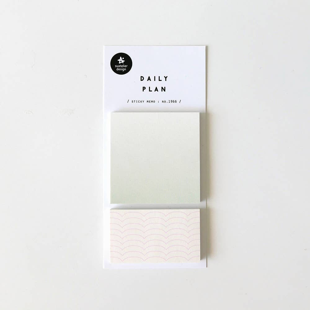 Suatelier Sticky Memo Pad - Daily Plan 52