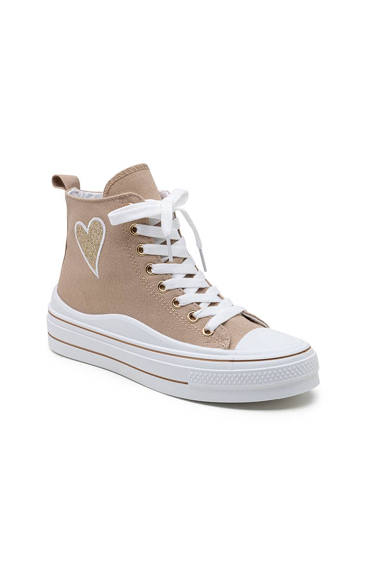 LADY GLORY - Wholesale Lifestyle Sneakers - Women's - High-top sneakers with heart19