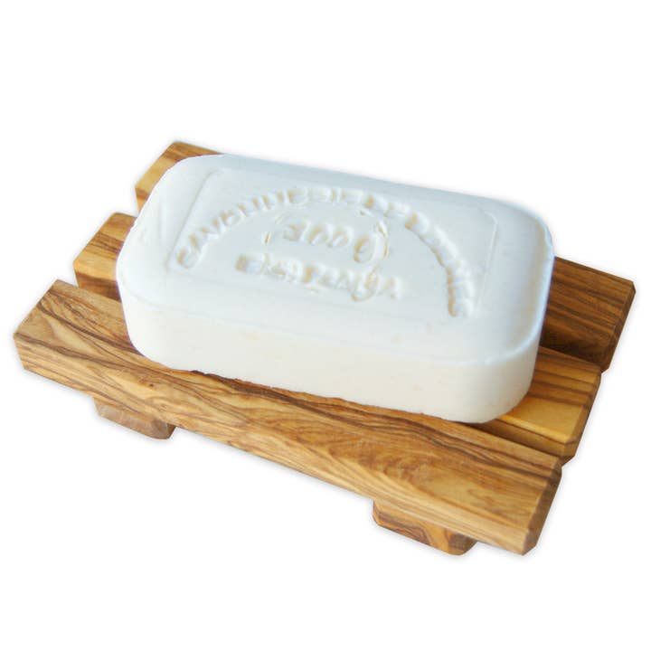 olivenholz-erleben - Wholesale Bath Soap Dish - “Palette” olive wood soap dish