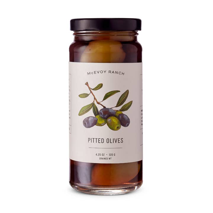 Table Olives, Pitted 4.25 oz for wholesale by McEvoy Ranch