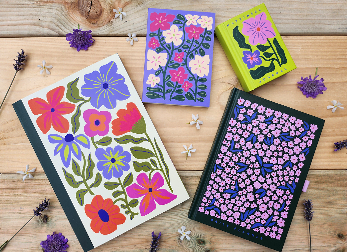 In Real Life - Vente Journal intime - Petit journal du bonheur Petalscape8