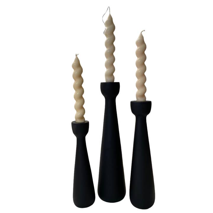 Candelabras set of 3 for wholesale by Fancy Concrete