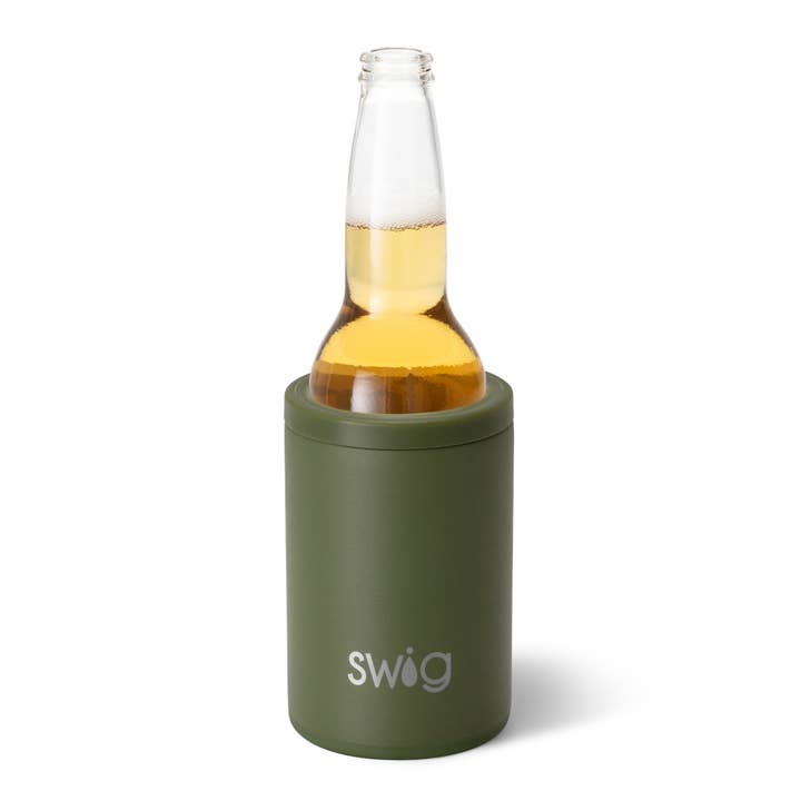 Swig Life - Wholesale Drink Huggers & Koozies - Olive Can + Bottle Cooler (12oz)6