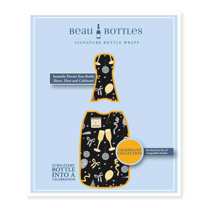 Beau Bottles - Wholesale Wine Gift Bag - Beau Bottles NYE Celebration - Champagne Collection5