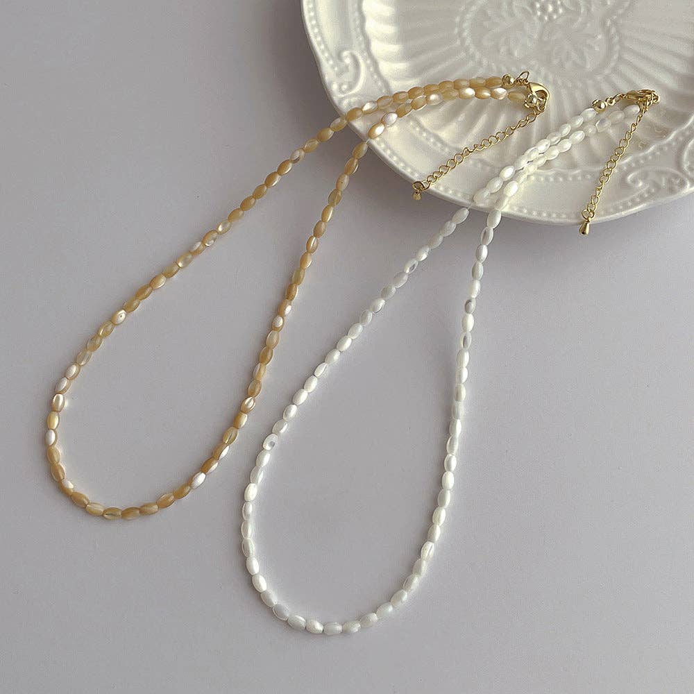 Dipped Shop – wholesale Pärlband/Pärlhalsband – Trendig enfärgad pärlhalsband DP25D7662