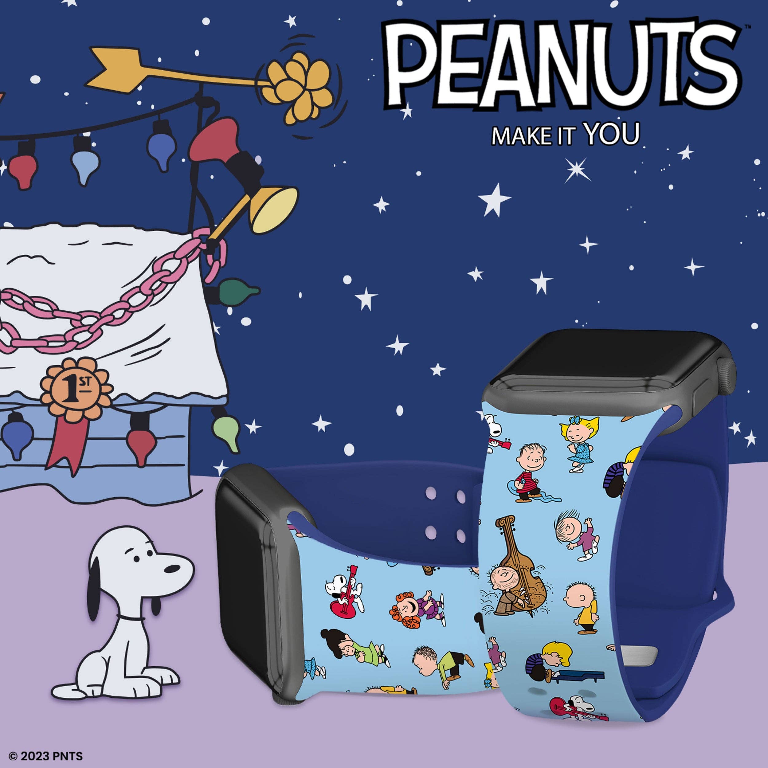 Affinity Bands – wholesale Watch band/strap – Women's – Peanuts Charlie Brown Christmas HD Apple Watch Band4