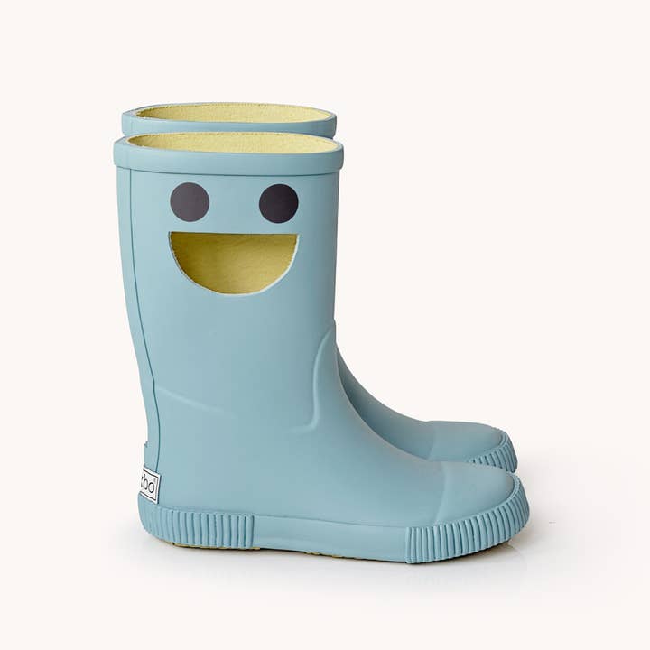 WISTITI Kids Rain Boots - Eco Rubber - Platine for wholesale by BOXBO