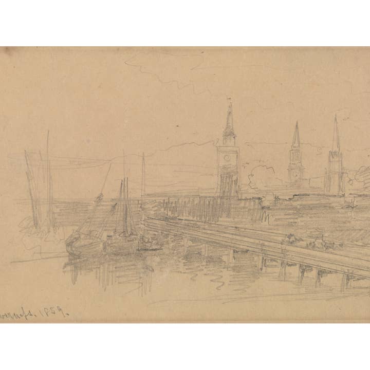 Sea to Skye - Wholesale Art Print - Inverness, Scotland 19th Century Antique Art Print1