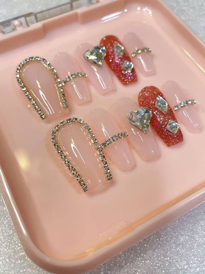 Azurenailshop handmade press on 2025 new design for wholesale by Azurenailshop