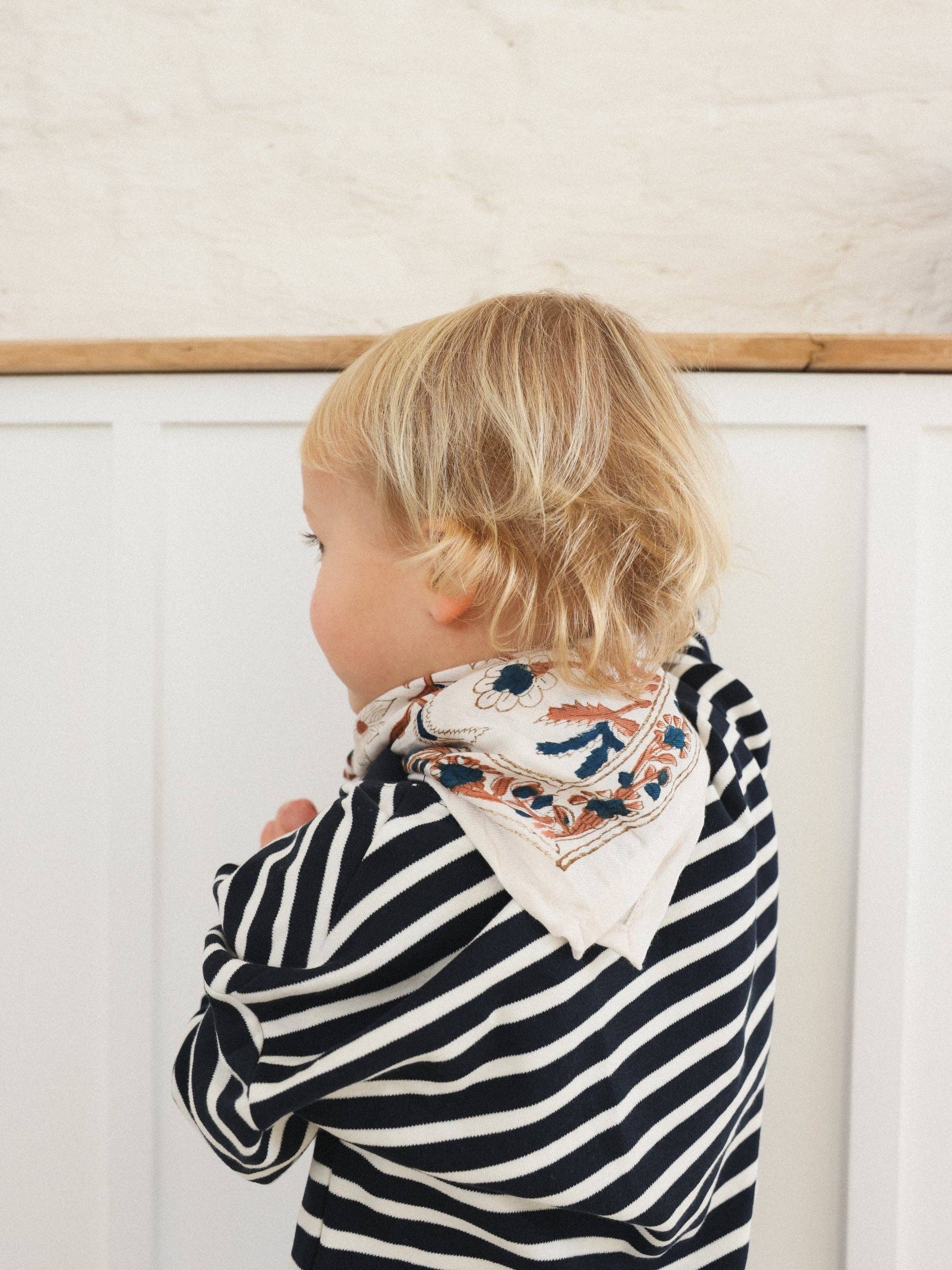 SO FAMILY - Wholesale Scarf - Kids - Baby, Child Scarves Delhi Prussian 50 cm1