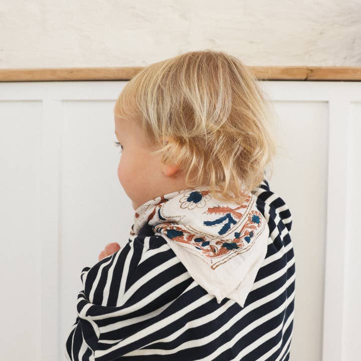SO FAMILY - Wholesale Scarf - Kids - Baby, Child Scarves Delhi Prussian 50 cm1