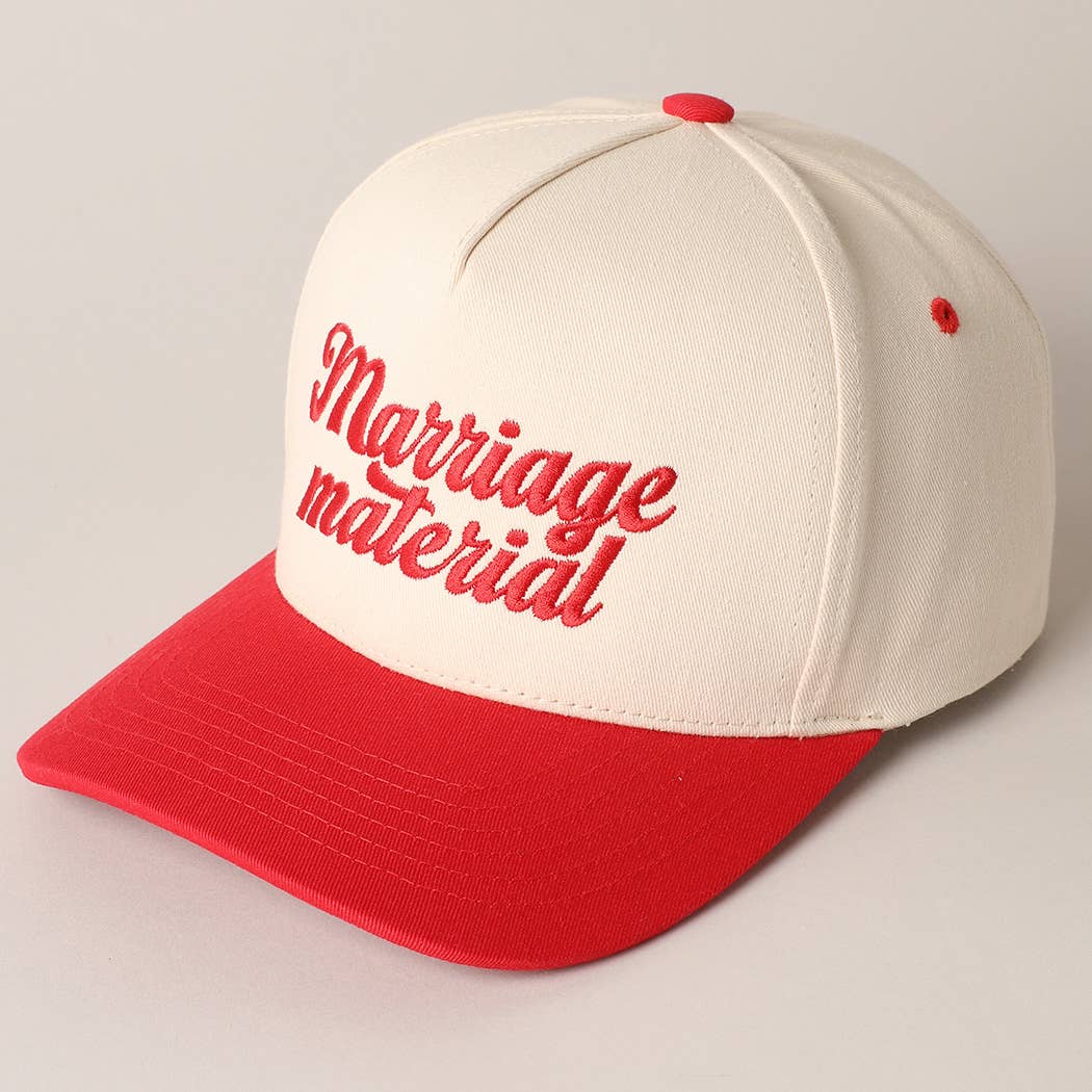 Fashion City - Vente Casquette de camionneur – unisexe - Chapeau de camionneur bicolore Marriage Material5