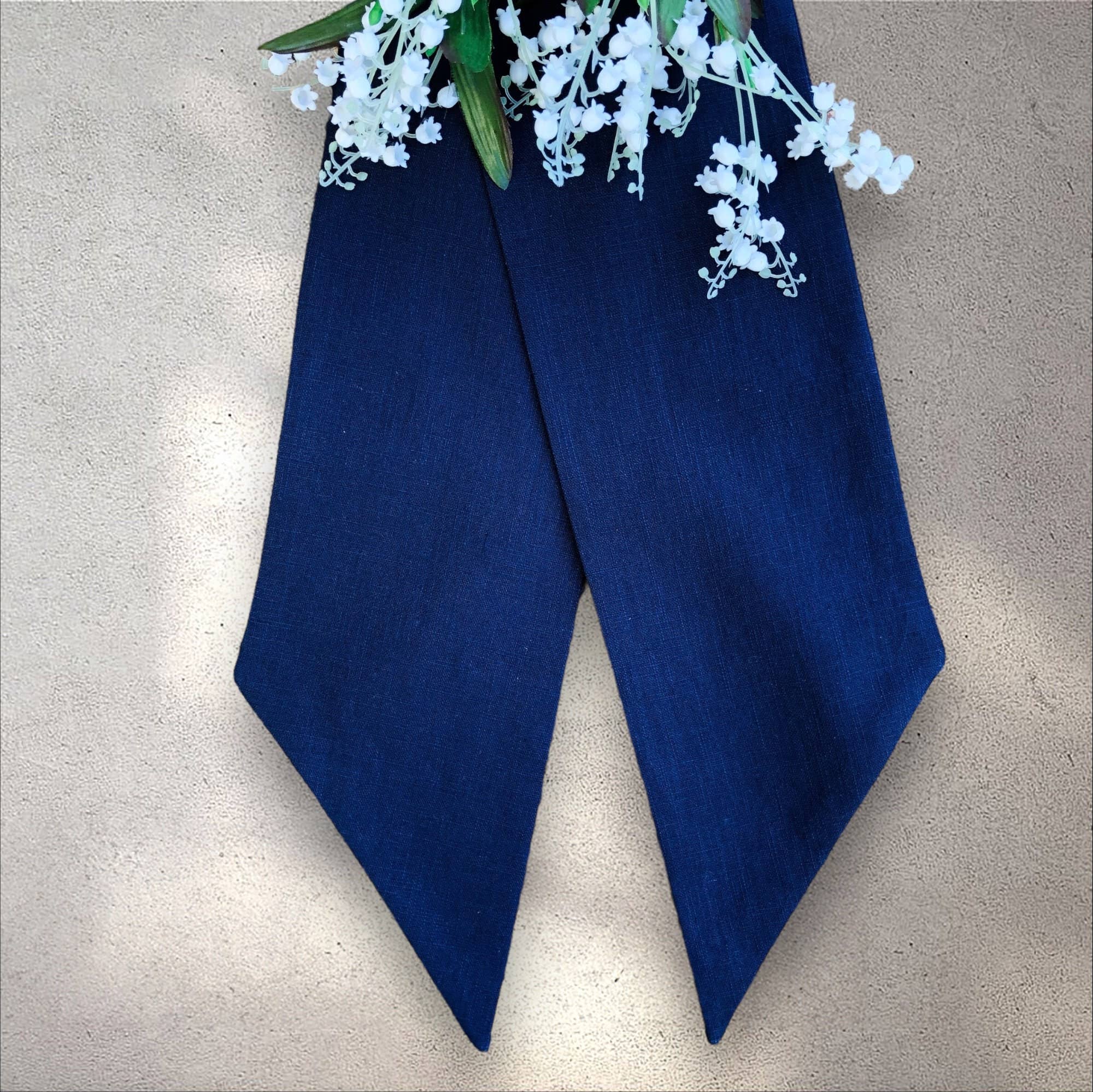 Belle Linen – wholesale Wreath – 100% Premium Quality Linen Blank Wreath Sash5