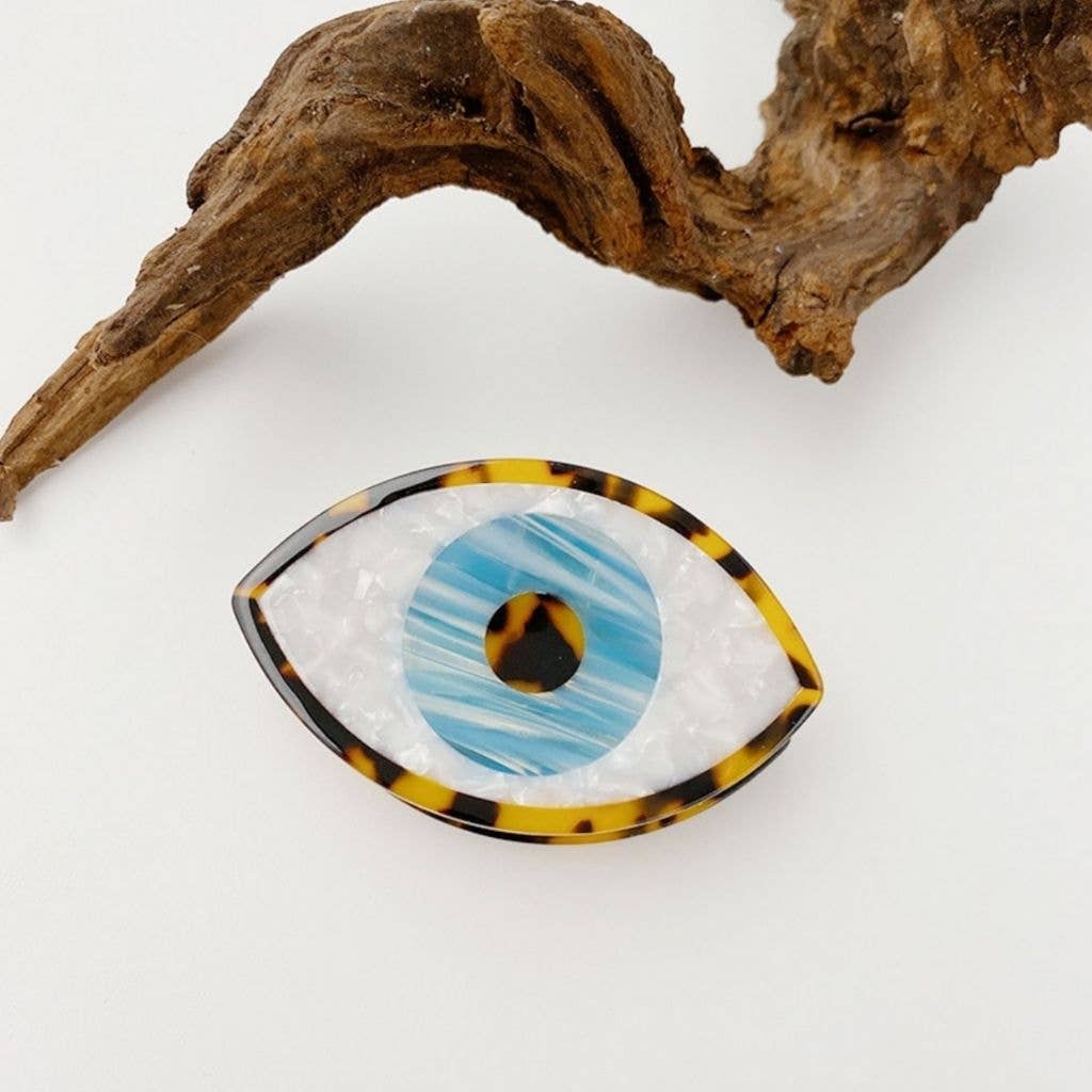 Gleam Eyewear - Wholesale Hair Clip - Women's - EVIL EYE | Hair Clip0