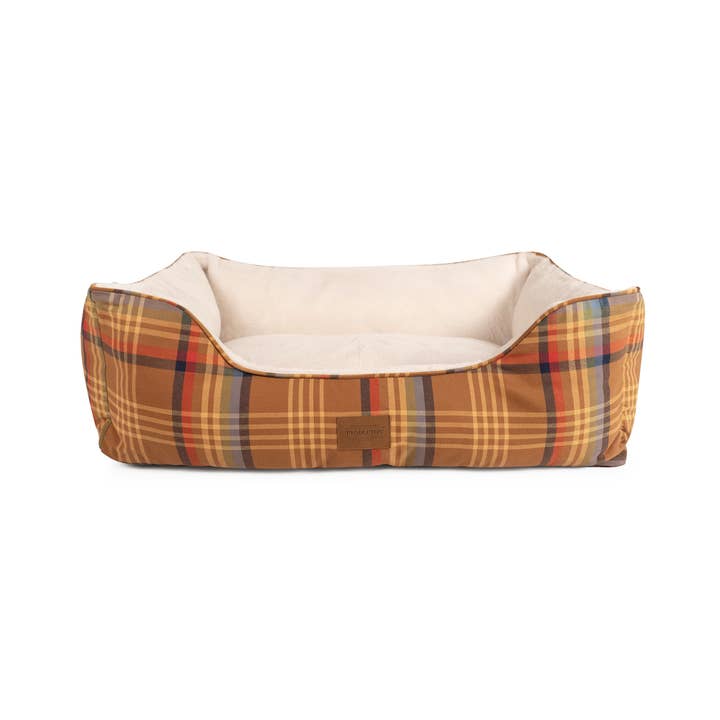 Carolina Pet Company - Wholesale Pet Bed - Cat/Dog - Pendleton Plaid and Fur Kuddler - Desert Plaid1