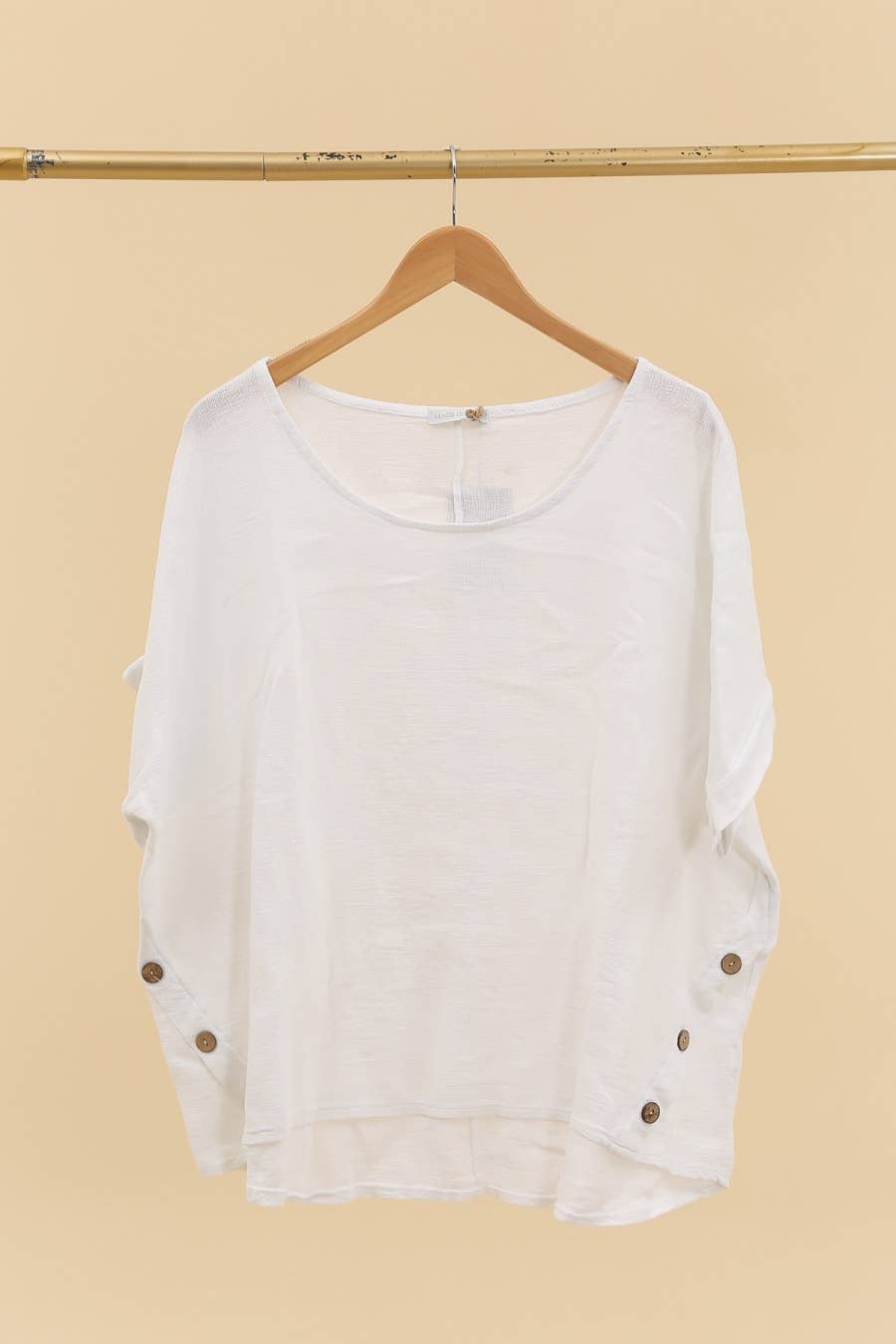 LÉA & LUC - Wholesale Tunic - Women's - Blouse in 50% linen and 50% cotton REF. 464922