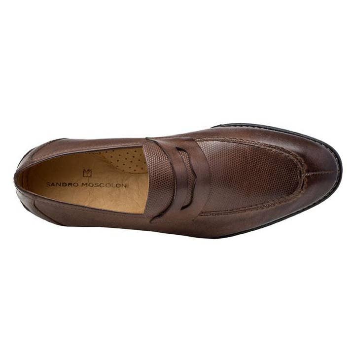 Sandro Moscoloni - Wholesale Loafers - Men's - Sandro Moscoloni Maestro Brown Penny Loafer4