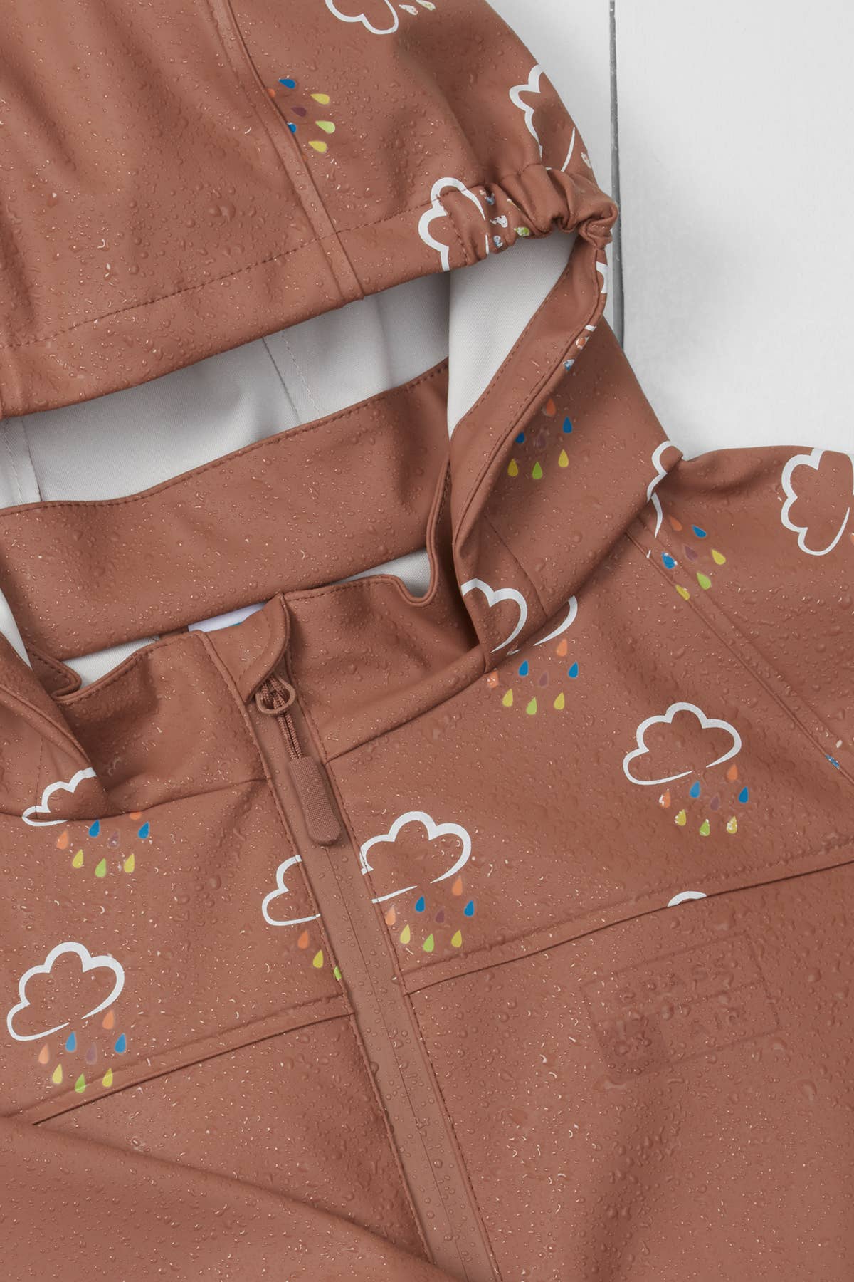 Grass & Air – wholesale Raincoat – Kids – Rose Colour Changing Kids Rain Jacket1