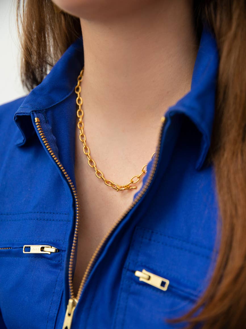 Délicat Fracas - Vente Collier maille et chaîne - Collier CARIOCA1