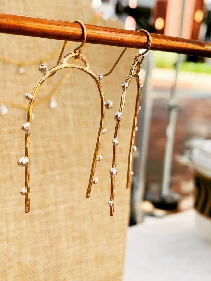 Hello Sunshine Earrings - 14k Gold Fill & Sterling Silver for wholesale by Notions of Lovely