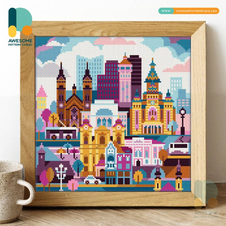 DS1960-120x120 Timisoara Rumänien, Diamantmålningssats för wholesale av Awesome Pattern Studio