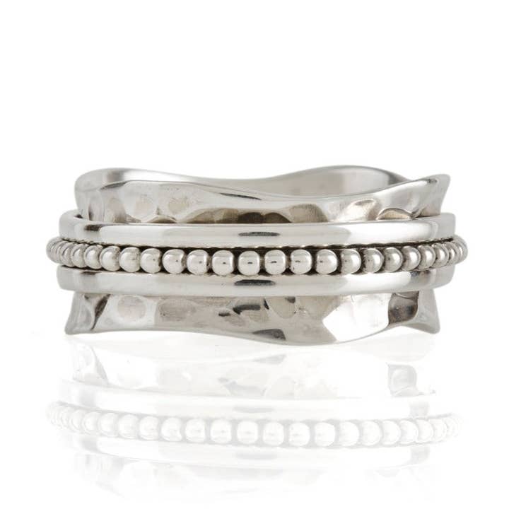 Aura Halo Spinning Ring for wholesale by Charlotte's Web Jewellery