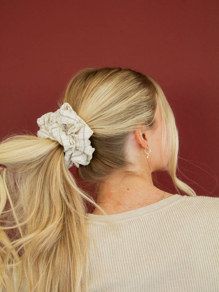 Chouchou en vichy Andi Tan pour la vente par Shop Andi