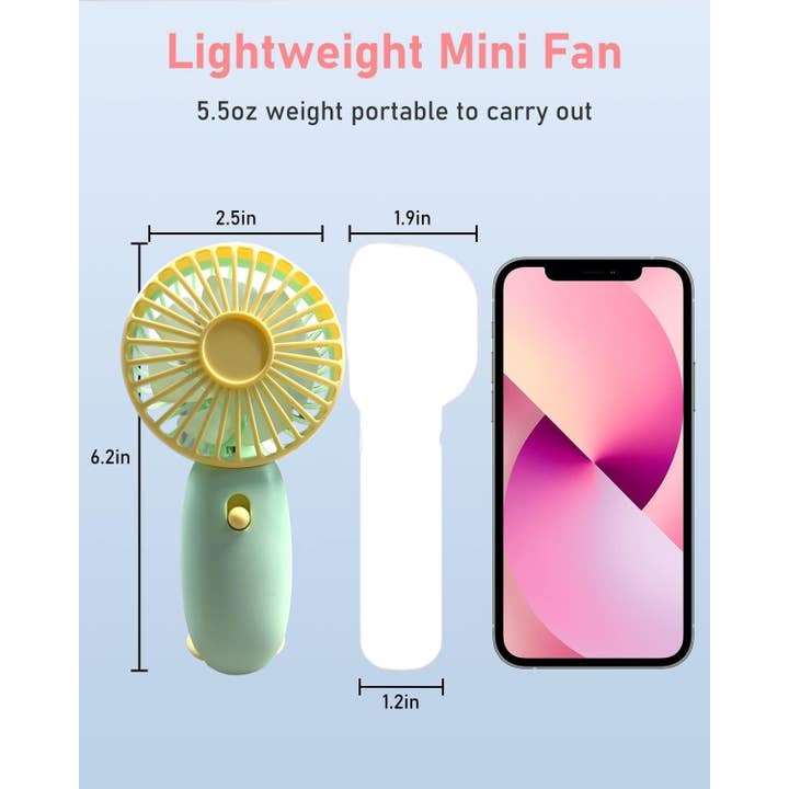 SINT - Wholesale Handheld Electric Fan - Mini Handheld Portable USB Rechargeable Fan10