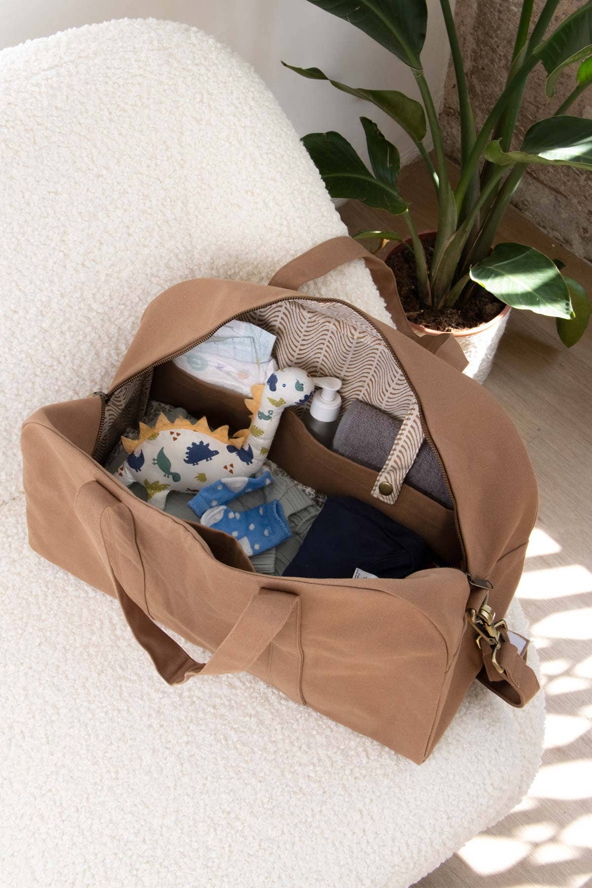 Hindbag - Wholesale Diaper Bag - Baby - Basile Cannelle Diaper Bag1