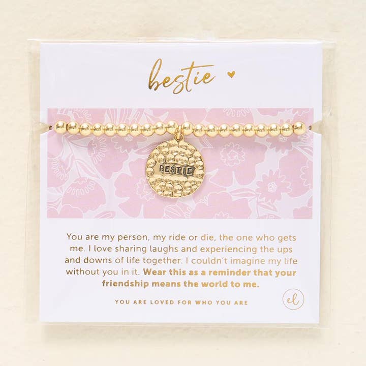 Sentiment Charm Bracelet- Gold/Silver for wholesale by The Darling Effect