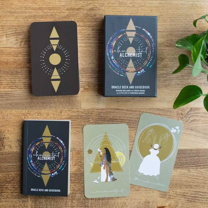 Simon & Schuster - Wholesale Tarot Cards - Elemental Alchemist Oracle Deck and Guidebook by Nyasha Williams