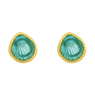 Under the Sea Shell Post Earrings for wholesale by Michael Vincent Michaud