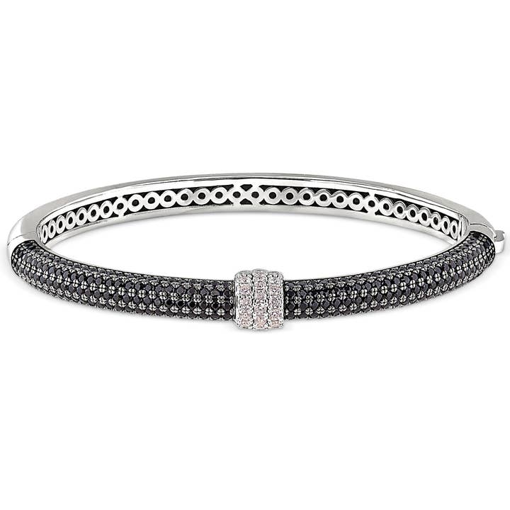 Argent sterling rhodié noir et finition platine pour la vente par Kelly Waters