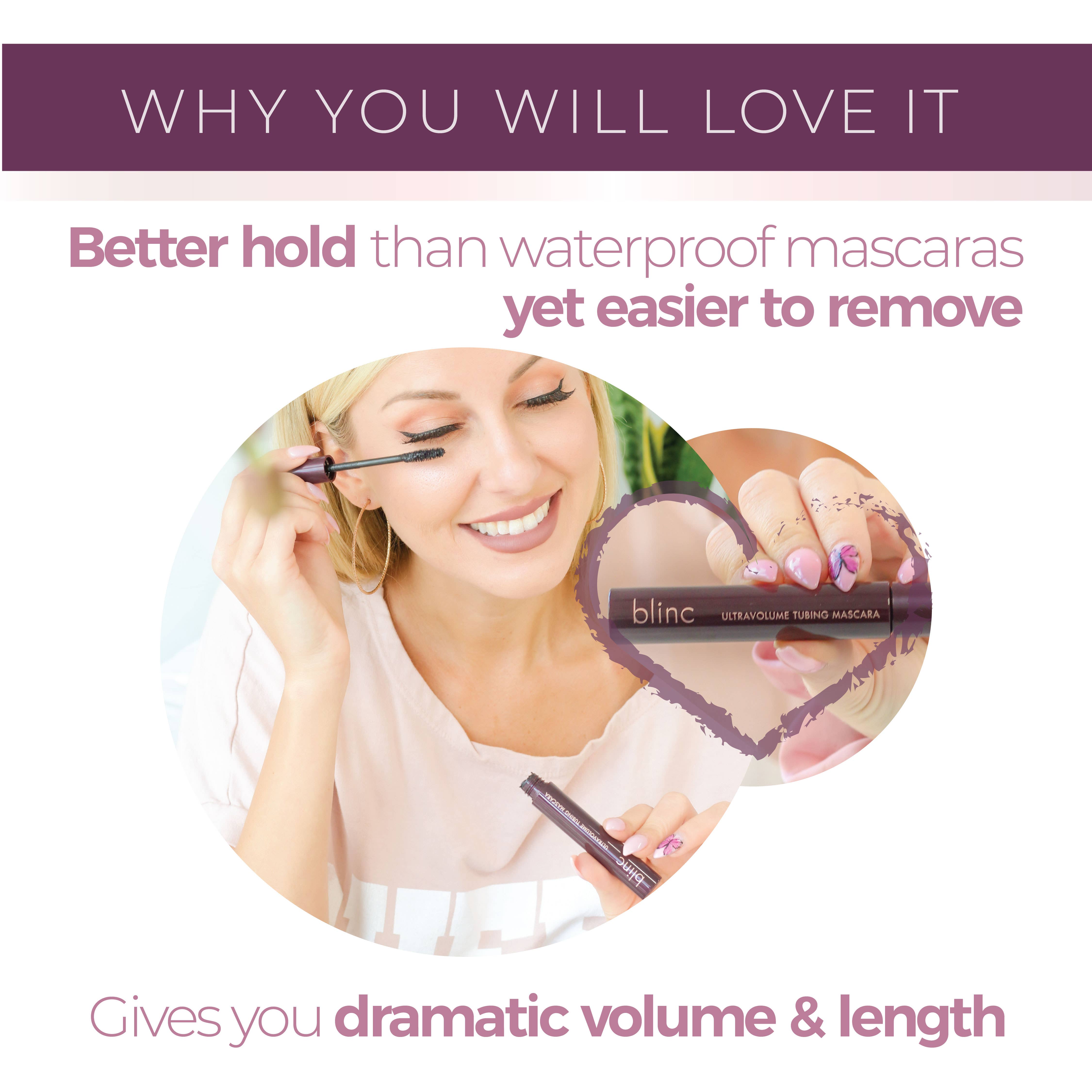 Blinc Cosmetics - Wholesale Mascara - BLINC UltraVolume TUBING™ Mascara10