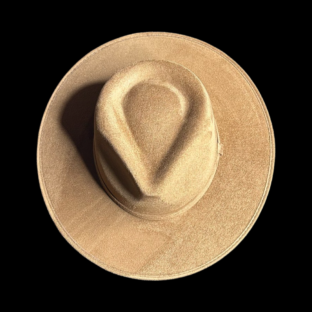 Nati Natash - Wholesale Fedora - Women's - Tear Drop Vegan Suede Rancher Flat Brim45