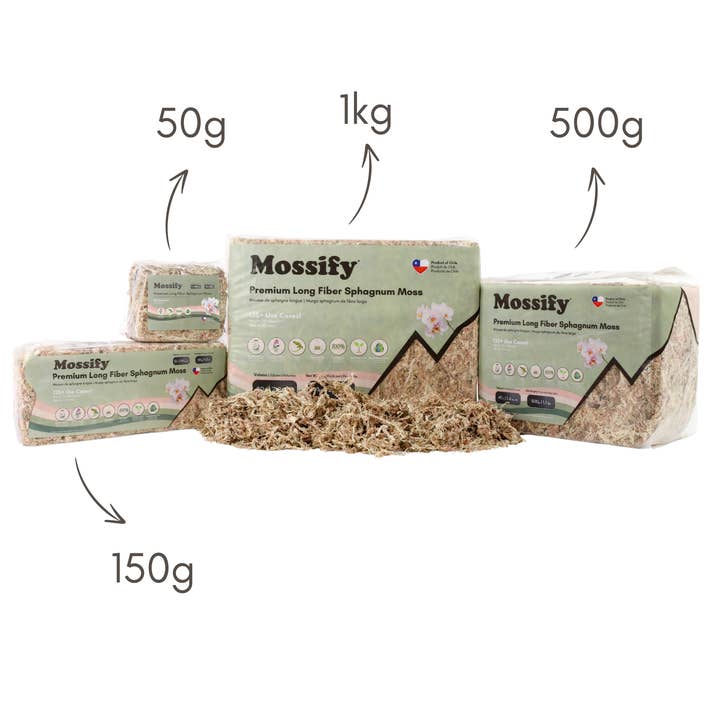 Mossify - Wholesale Planting/Potting Soil - Premium Long Fiber Sphagnum Moss