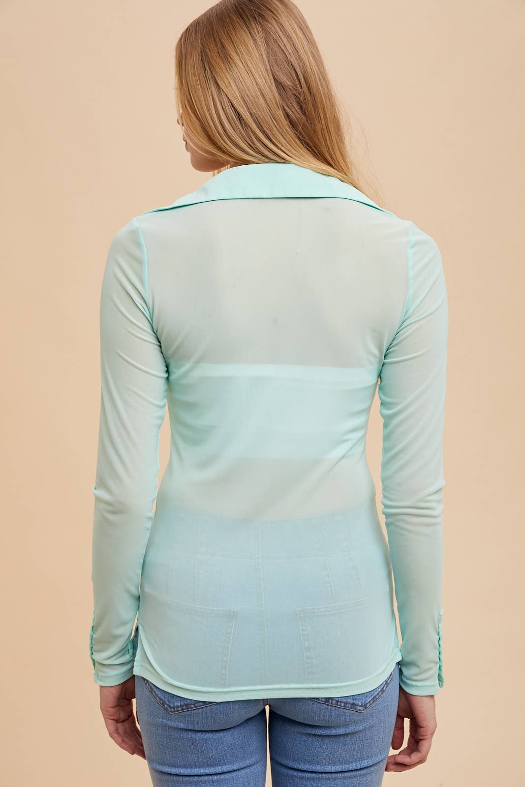 In Loom - Venta al por mayor Camisa con botones - Mujer - BOTÓN DE MICROMALLA EN LA PARTE SUPERIOR14