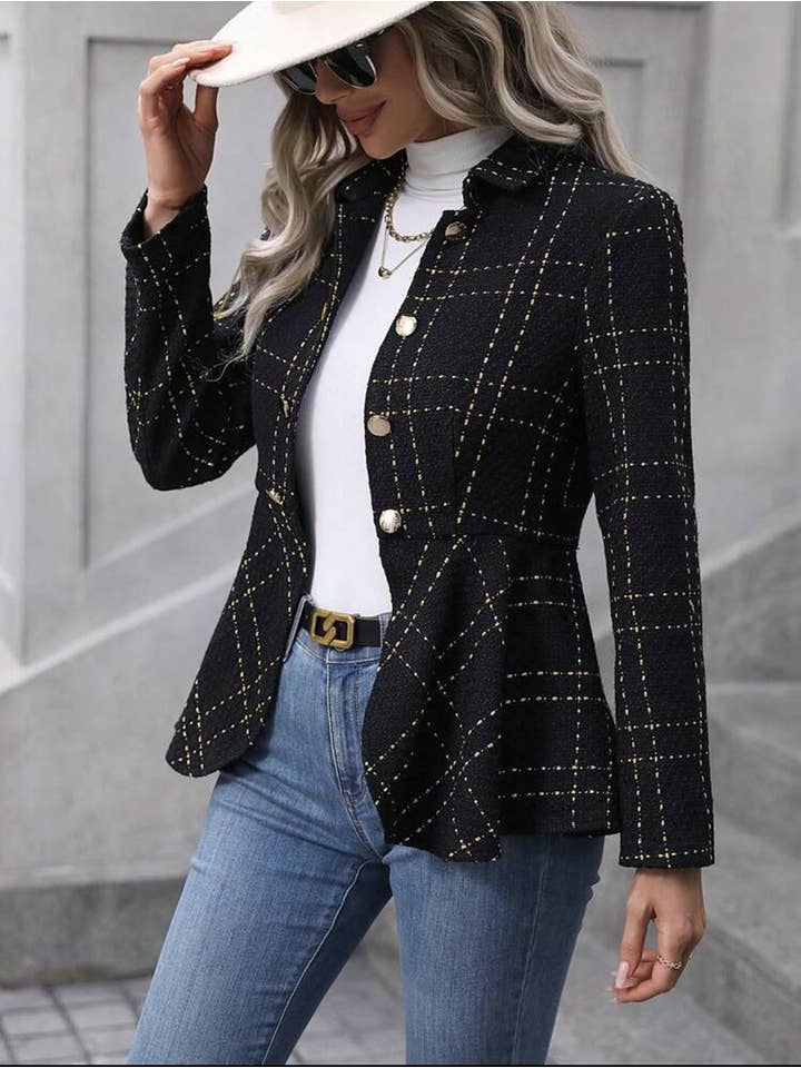 Miss Sparkling - Wholesale Blazer - Women's - Peplum blazer