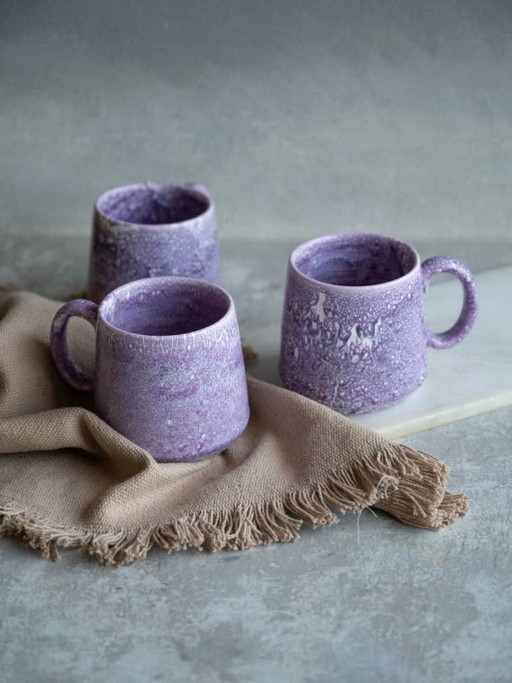 Lavender Mug for wholesale by CerAmor Cerâmica