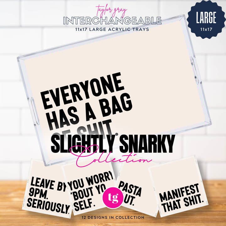 11x17 SLIGHTLY SNARKY insert set of 10 for wholesale by TAYLOR GRAY