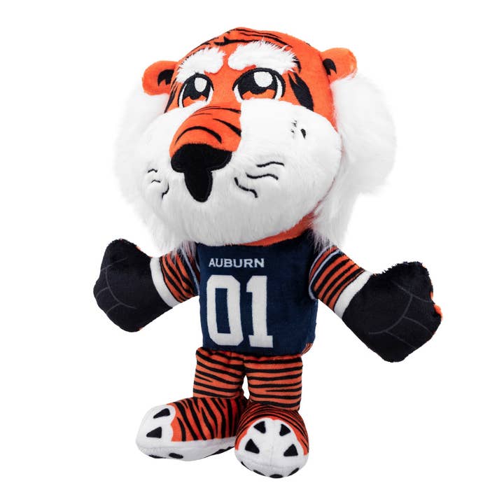 Uncanny Brands - Wholesale Stuffed/Plush Toy - Kids & Baby - Bleacher Creatures Auburn Tigers Aubie the Tiger 8" Mascot Kuricha Sitting Plush4