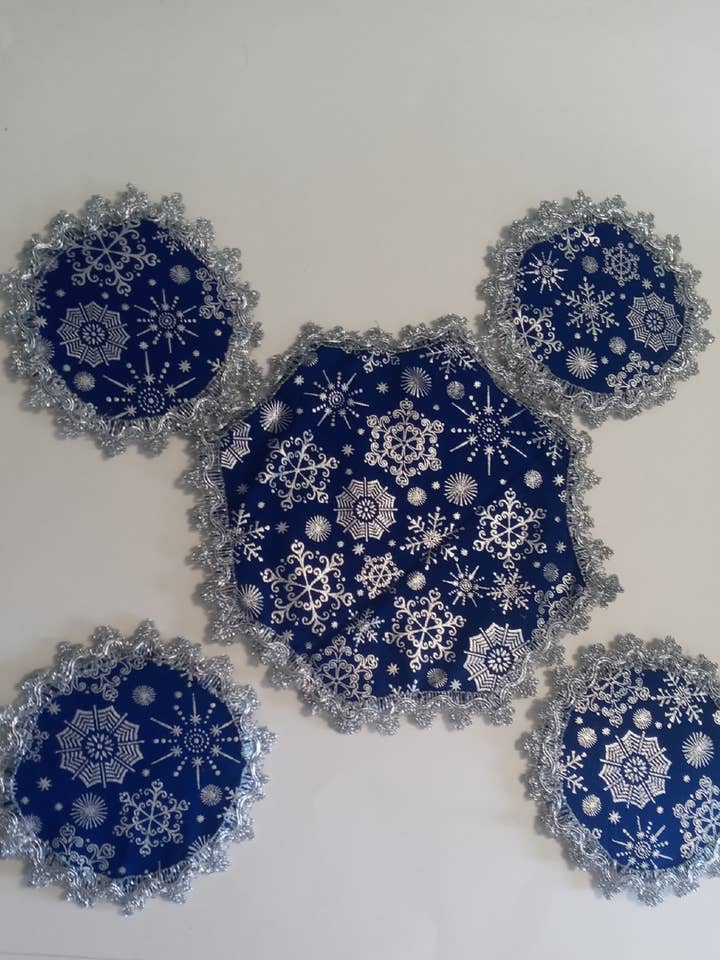 Onderzetters, Handgemaakt 5 Prachtige Items Voor Salontafel! X38 voor wholesale door BLUE RIBBON ORNAMENTS