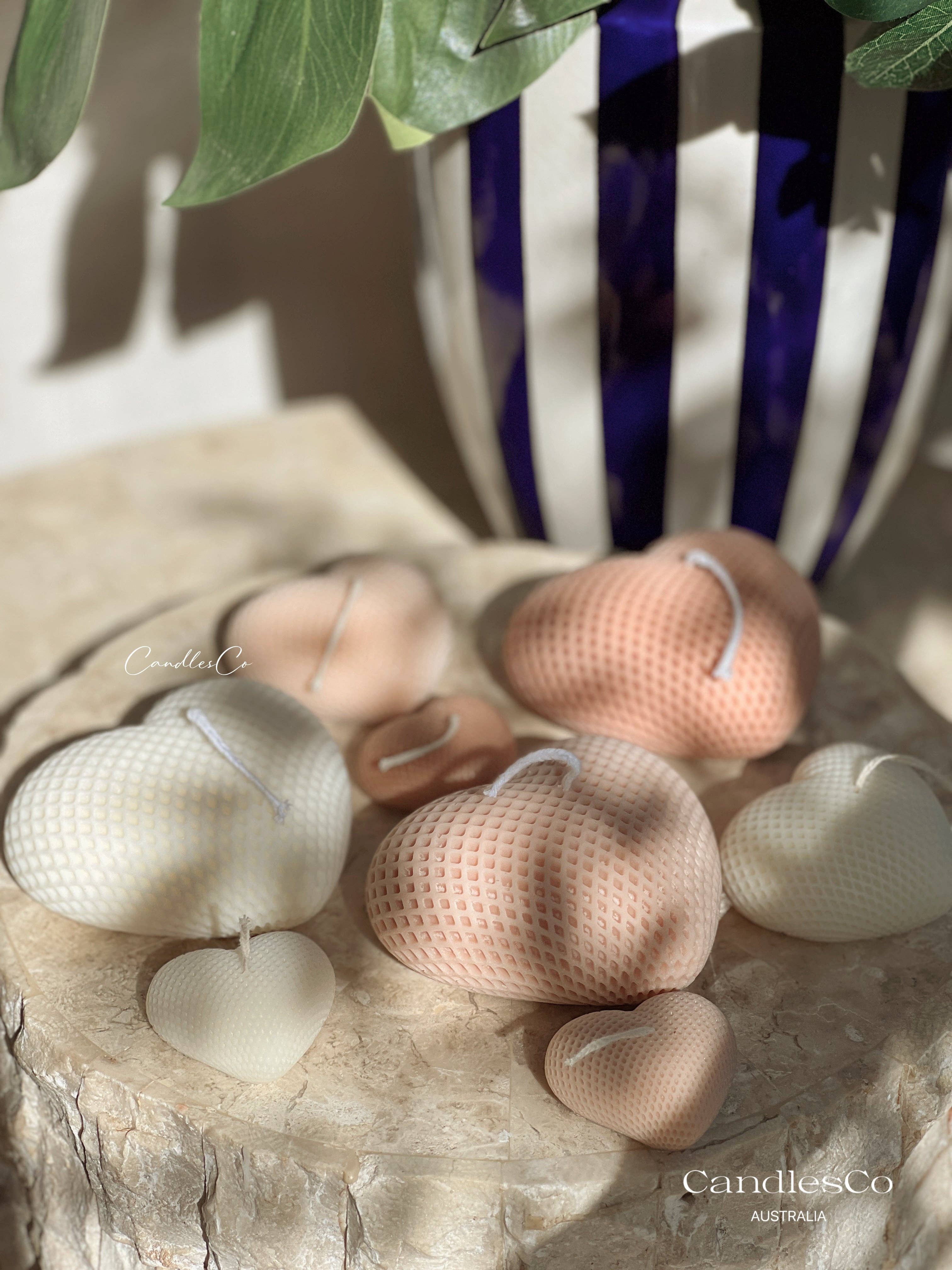 CandlesCo Australia - Vente Bougies originales - Bougie Cœur en Cire de Soja8