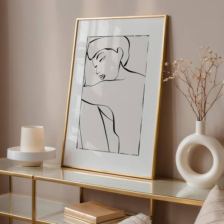 Tales by Jen - Wholesale Poster - Poster 'Thoughtful Woman'5