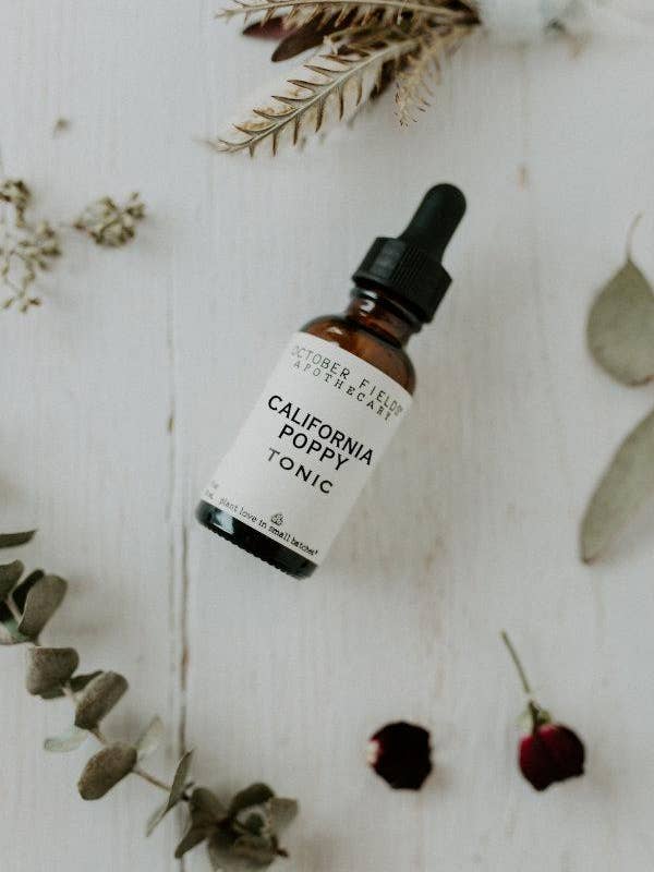 California Poppy Tincture - Vegan for wholesale by October Fields®