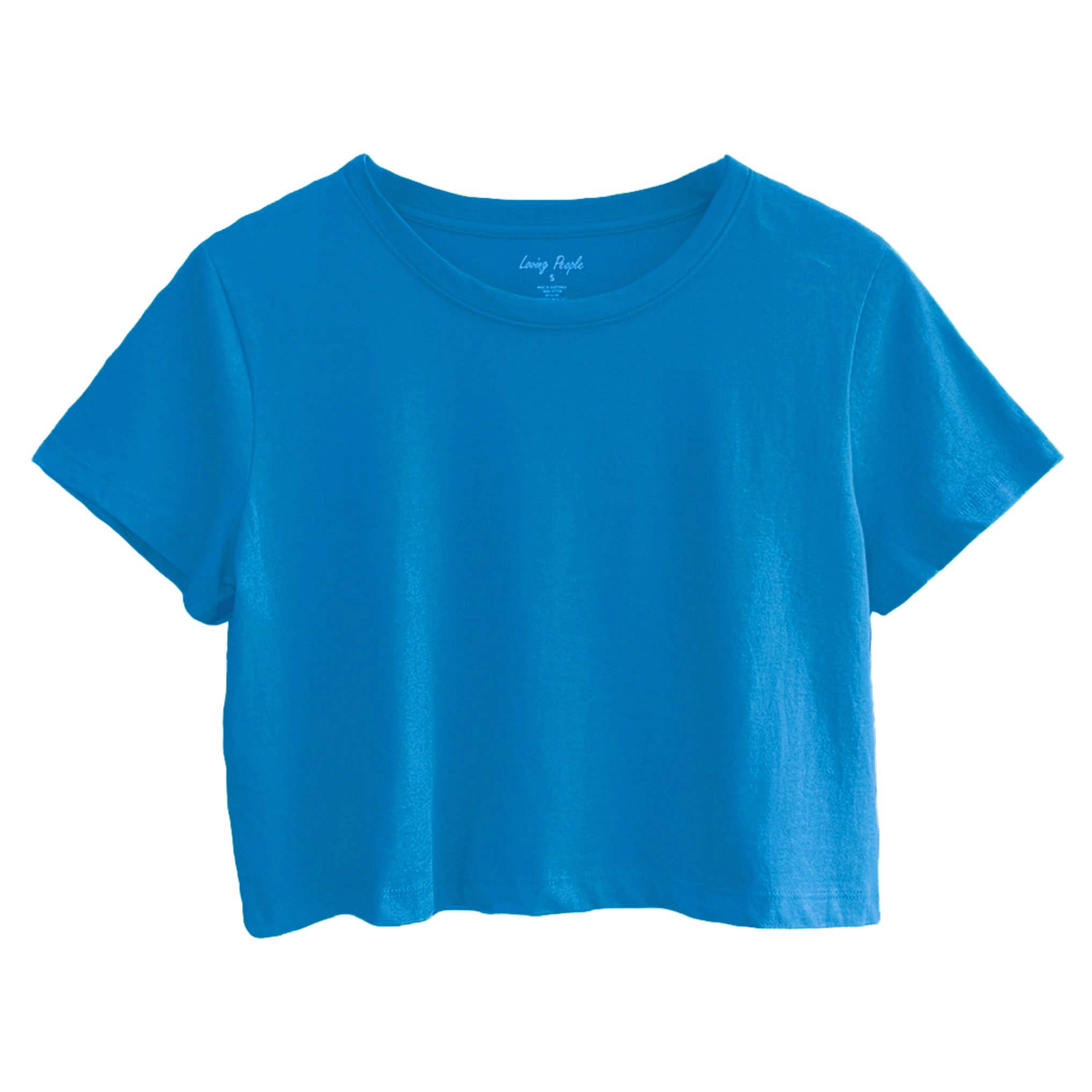 LOVING PEOPLE - Wholesale T-Shirt - Women's - Premium Crop Tees (Blues)24